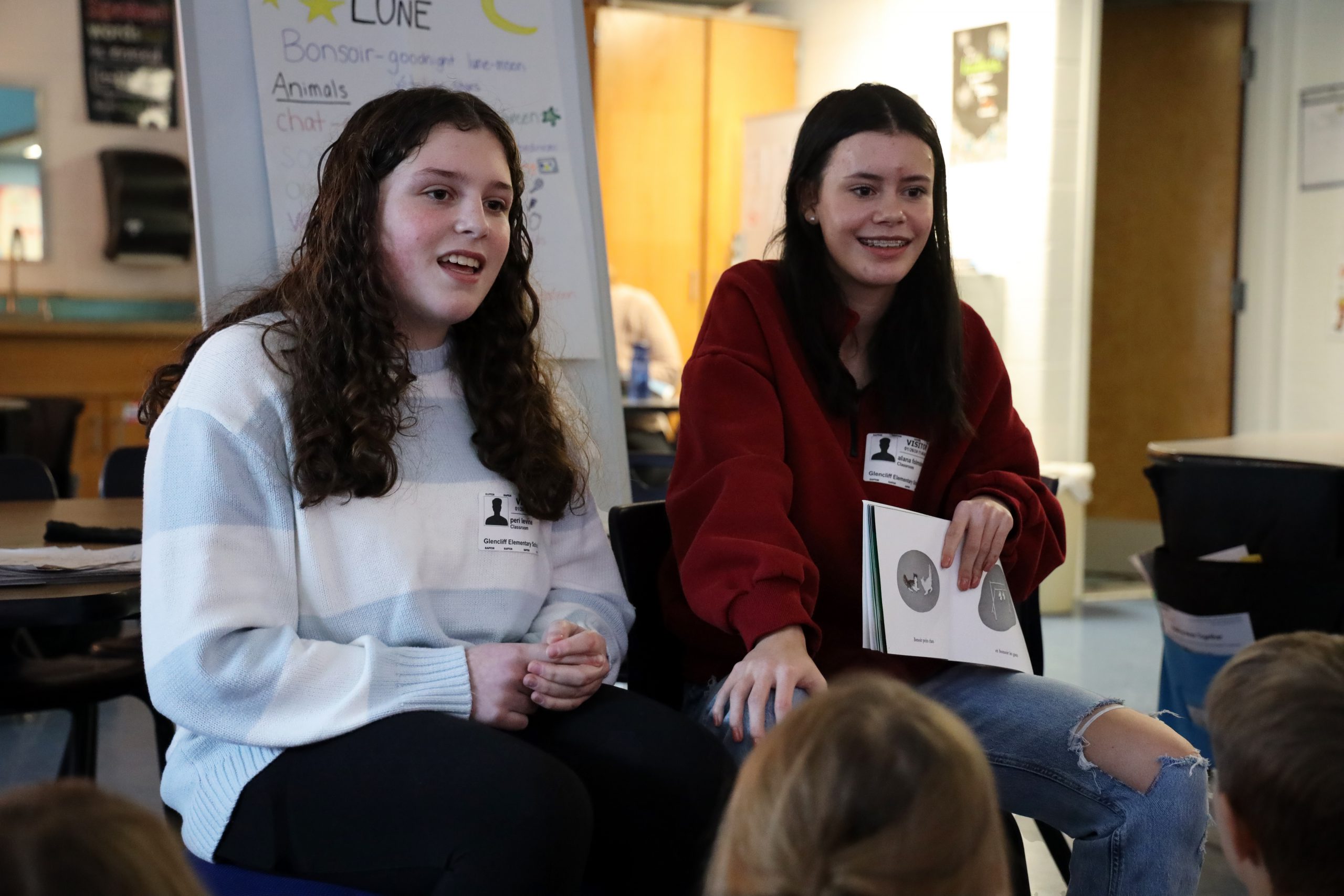 NHS French students read fairy tales to elementary students - Niskayuna ...