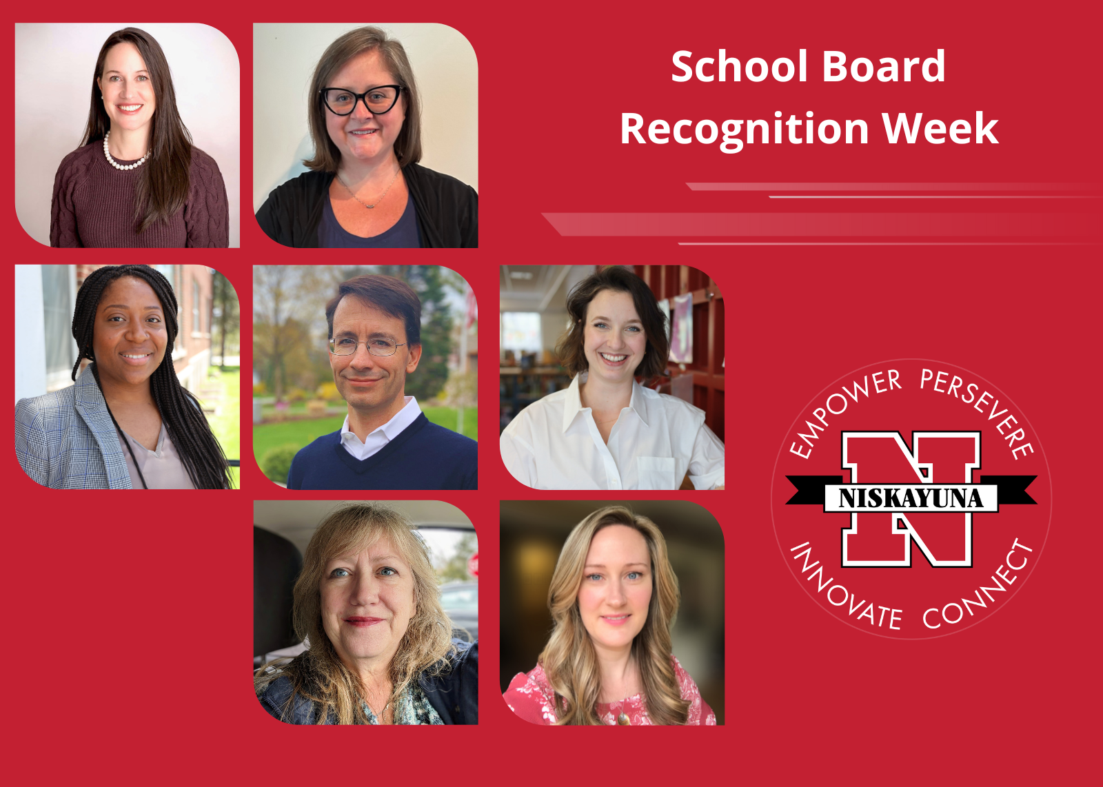 BOE collage with text school board recognition week