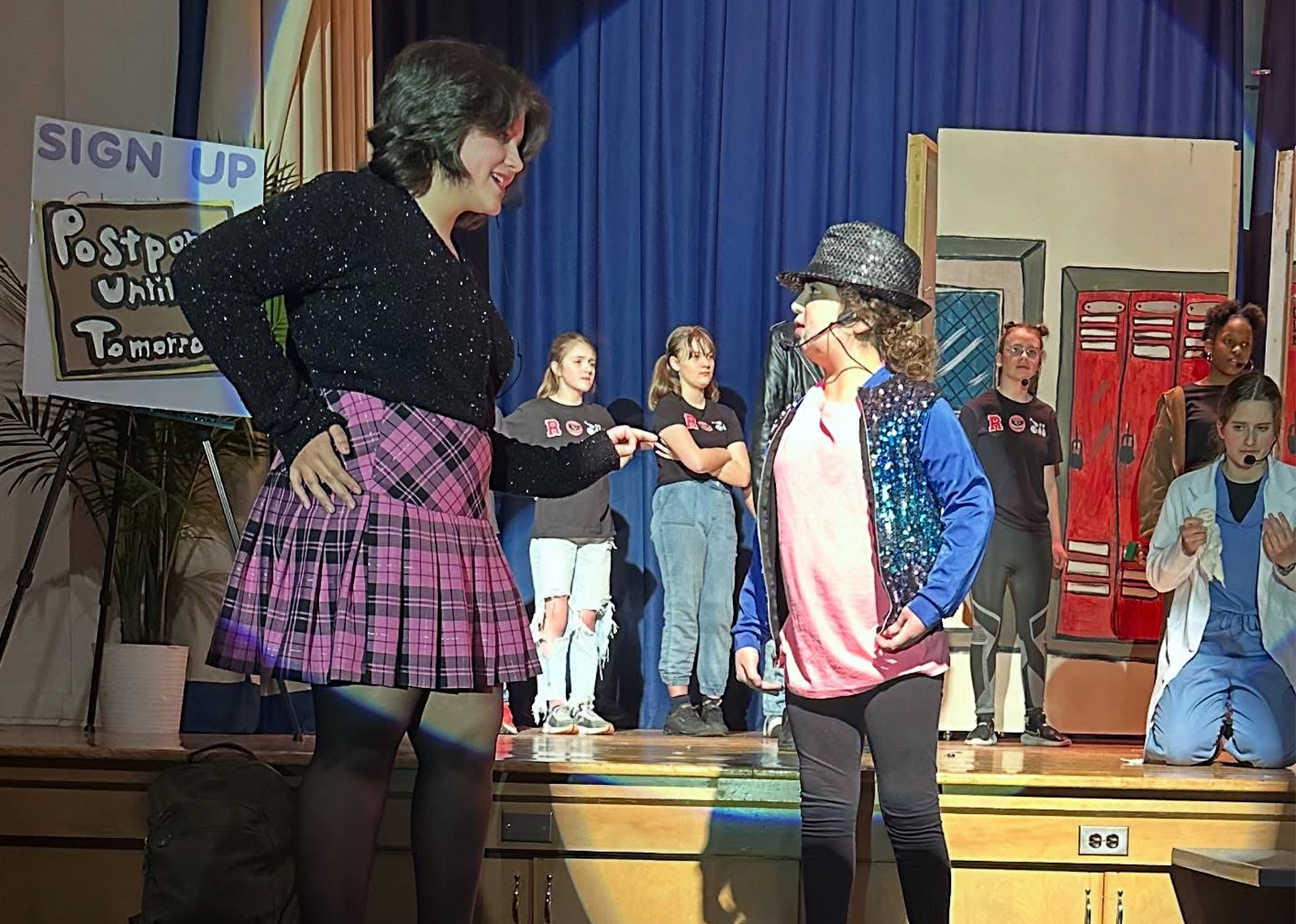 scene from middle school play